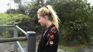 You take Riley out for a day exploring, then you make her cum.